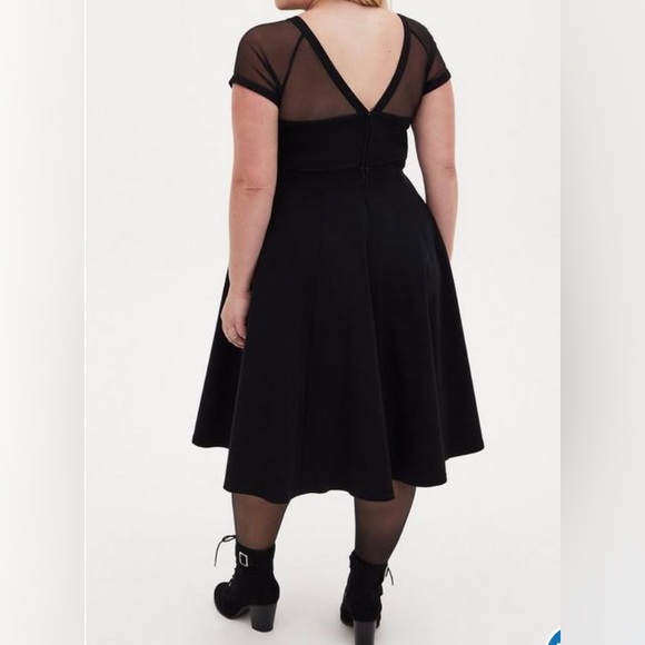 Torrid Swing Dress with Mesh - Picture 7 of 7